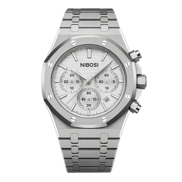 Watch Nibosi White Steel Pro