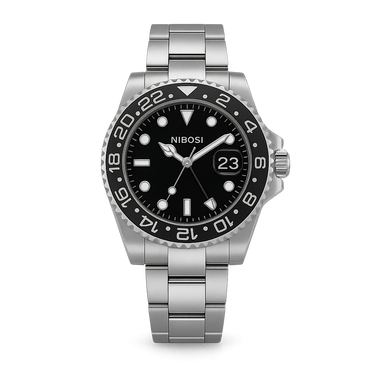 Watch Nibosi Black Steel Studio