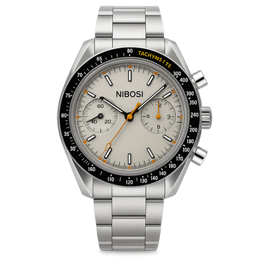 Watch Nibosi Silver Steel Elite