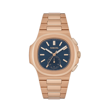 Watch Nibosi Rose Gold Gold Line