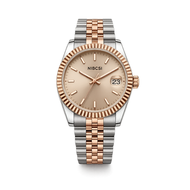 Watch Nibosi Champagne Steel Elite