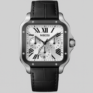 Watch Nibosi Silver Rubber Select
