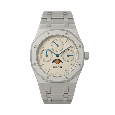 Watch Nibosi Silver Steel Prime