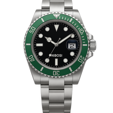 Watch Nibosi Black Steel Studio