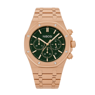 Watch Nibosi Rose Gold Gold Classic