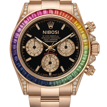Watch Nibosi Rose Gold Steel Classic