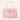 Translucent Jelly Tote Bag in Blush Pink