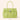 Translucent Jelly Tote Bag in Lime Pop