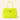 Translucent Jelly Tote Bag in Neon Lime