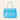 Translucent Jelly Tote Bag in Aqua Blue