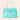Translucent Jelly Tote Bag in Aqua Mint
